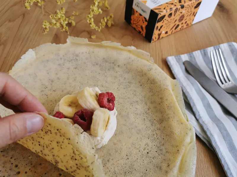 本格デザート 紅茶クリームのクレープ包み 紅茶スイーツレシピ Linktea ネパール紅茶