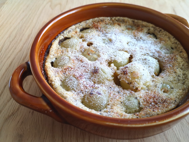 季節の紅茶レシピ9月 マスカットと紅茶のクラフティ Linktea ネパール紅茶